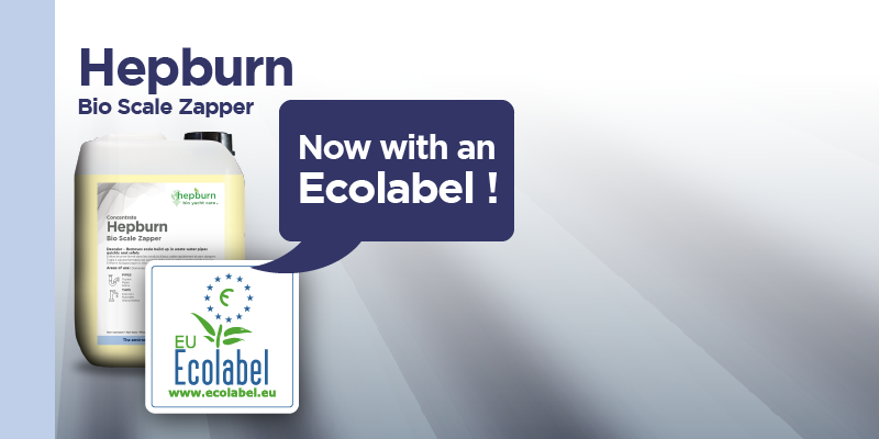 Hepburn's Bio Scale Zapper  now with an Ecolabel ! 