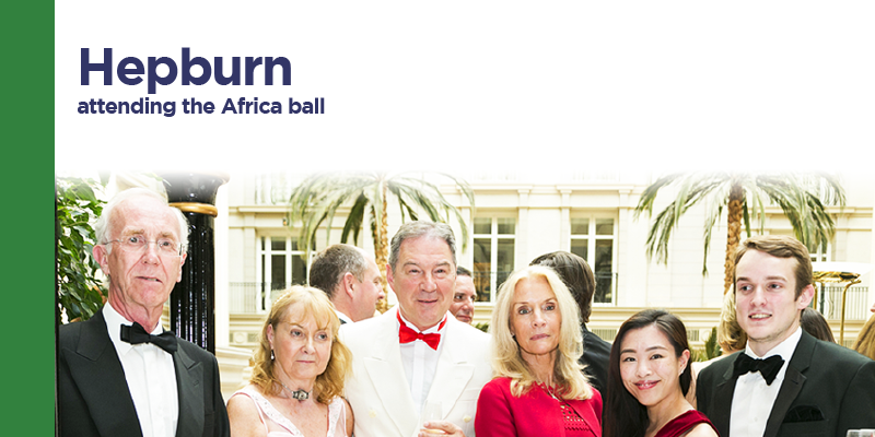 Hepburn Bio Care attending the Africa ball